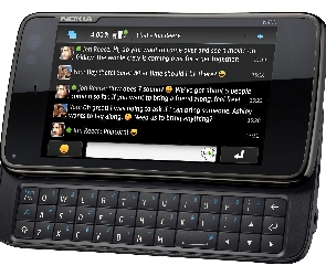 Nokia N900, Klawiatura, Czarny