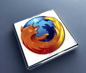 Logo, Podkładka, Firefox