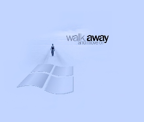 Windows XP, walk away