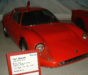 Czerwony, Coupe, Muzeum, Abarth 1300