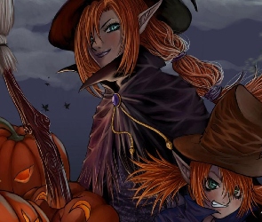 Elfy, Dynie, Czarownice