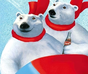 Coli, Polarne, Niedźwiadki, Dwa, Butelka