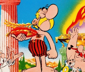 Asterix i Obelix, laur, złoty