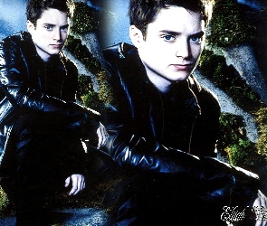 Elijah Wood, skórzana kurtka