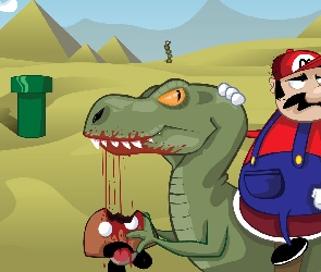 Dinozaur, Krew, Mario