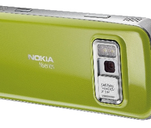 Tył, Paski, Nokia N79, Zielona