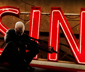 Timothy Olyphant, neon, Hitman