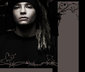 włosy , kolczyk, Tokio Hotel