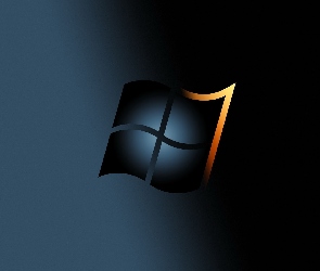 Tło, Seven, Windows, Logo, Ciemne