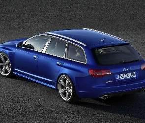 Kombi, RS, Niebieskie, Audi A6