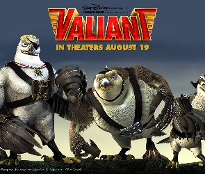 Valiant, banda, ptaki, czarne, Szeregowiec Dolot