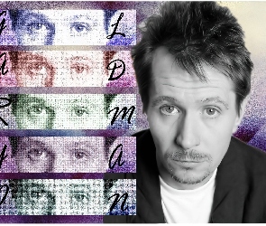 Gary Oldman, marynarka, krótkie włosy