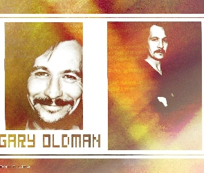 Gary Oldman, uśmiech, wąsy