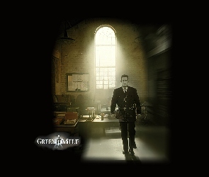 Tom Hanks, mundur, biuro, okno, The Green Mile