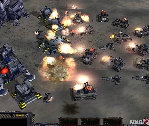 roboty, Starcraft 2, ogień, czołgi, walka