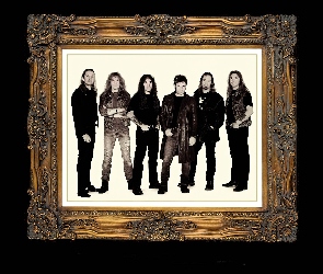 obraz, zespól , Iron Maiden, ramka