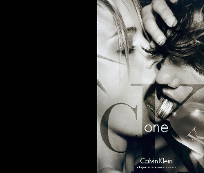 ck, perfum, Calvin Klein, one, mężczyzna, flakon, pocałunek, kobieta