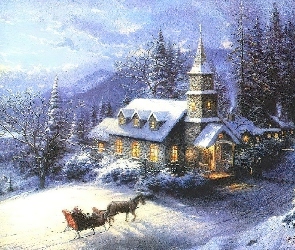 domek, Boże Narodzenie