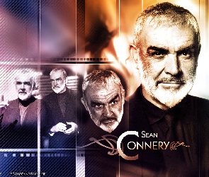 Sean Connery, czarny strój