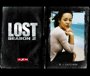 zdjęcie, siedzi, Filmy Lost, Yoon-jin Kim