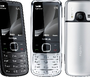 Nokia 6700 Classic, Tył, Srebrna, Przód, Czarna