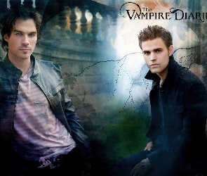 Pamiętniki wampirów, Paul Wesley, Ian Somerhalder, The Vampire Diaries