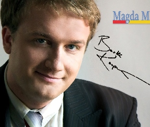 Bartek Kasprzykowski, garnitur, Magda M
