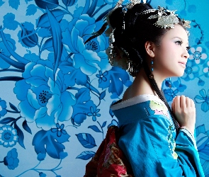 Tekstura, Kwiaty, Japonka