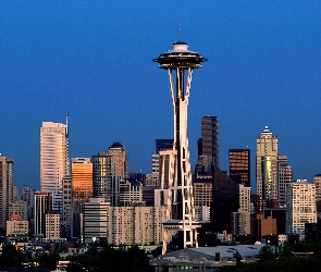 Stany, Space Needle, Seattle, Zjednoczone