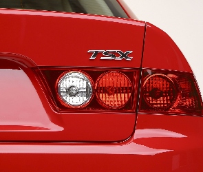 Tył, Lampa, Acura TSX, Logo