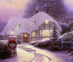 Boże Narodzenie, domek