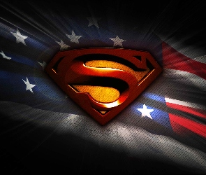 Supermana, Flaga, Znak