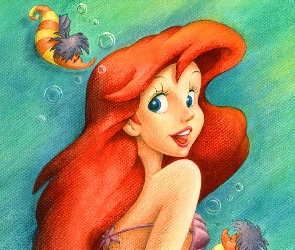 The Little Mermaid, Woda, Syrenka, Ariel, Mała Syrenka