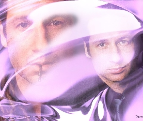 twarz, krawat, David Duchovny