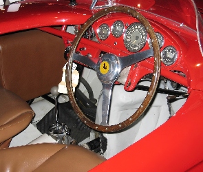 kierownica, skrzynia biegów, Ferrari