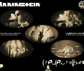 Rammstein, perkusja, mikrofon