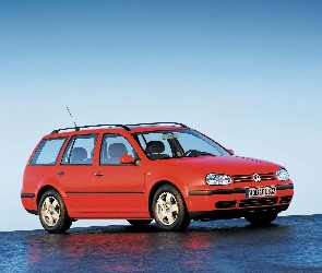 Czerwone, Kombi, Golf 4