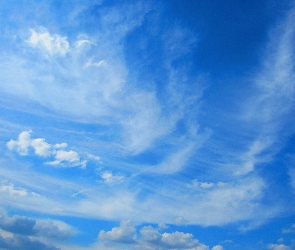 Chmury, Niebo