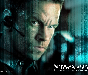 Shooter, mikrofon, twarz, Mark Wahlberg