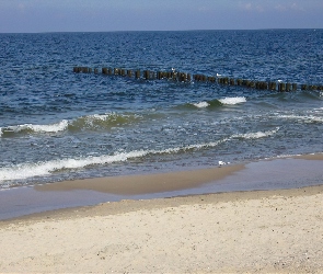 Kołobrzeg, Plaża, Morze