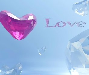 Kryształowe, Miłość, Serce