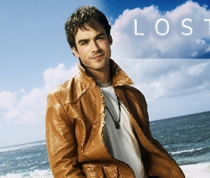 Serial, Lost, niebo, Ian Somerhalder, kurtka, Zagubieni