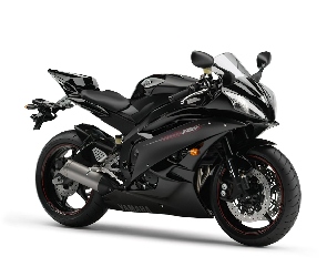 Motory Yamaha, światła , tłumik , czarny, siedzenie , lusterka, Sportowe, Ścigacze, kierownica