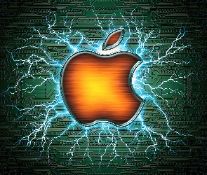 Logo, Apple, Komputerowe