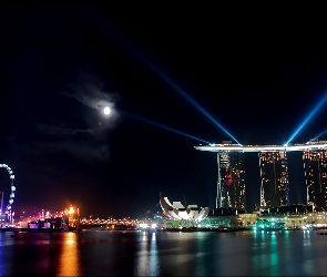 Singapur, Księżyc, Marina Bay Sands