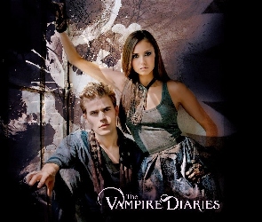 Pamiętniki wampirów, Nina Dobrev, Paul Wesley, The Vampire Diaries