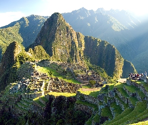 Machu Picchu, Ruiny, Góry