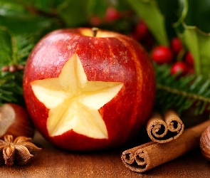 Jabłko, Święta, Orzechy