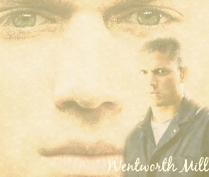 Skazany na śmierć, oczy, twarz, Wentworth Miller, Prison Break