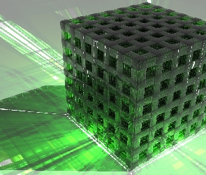 Wektorowa, 3D, Element, Abstrakcja